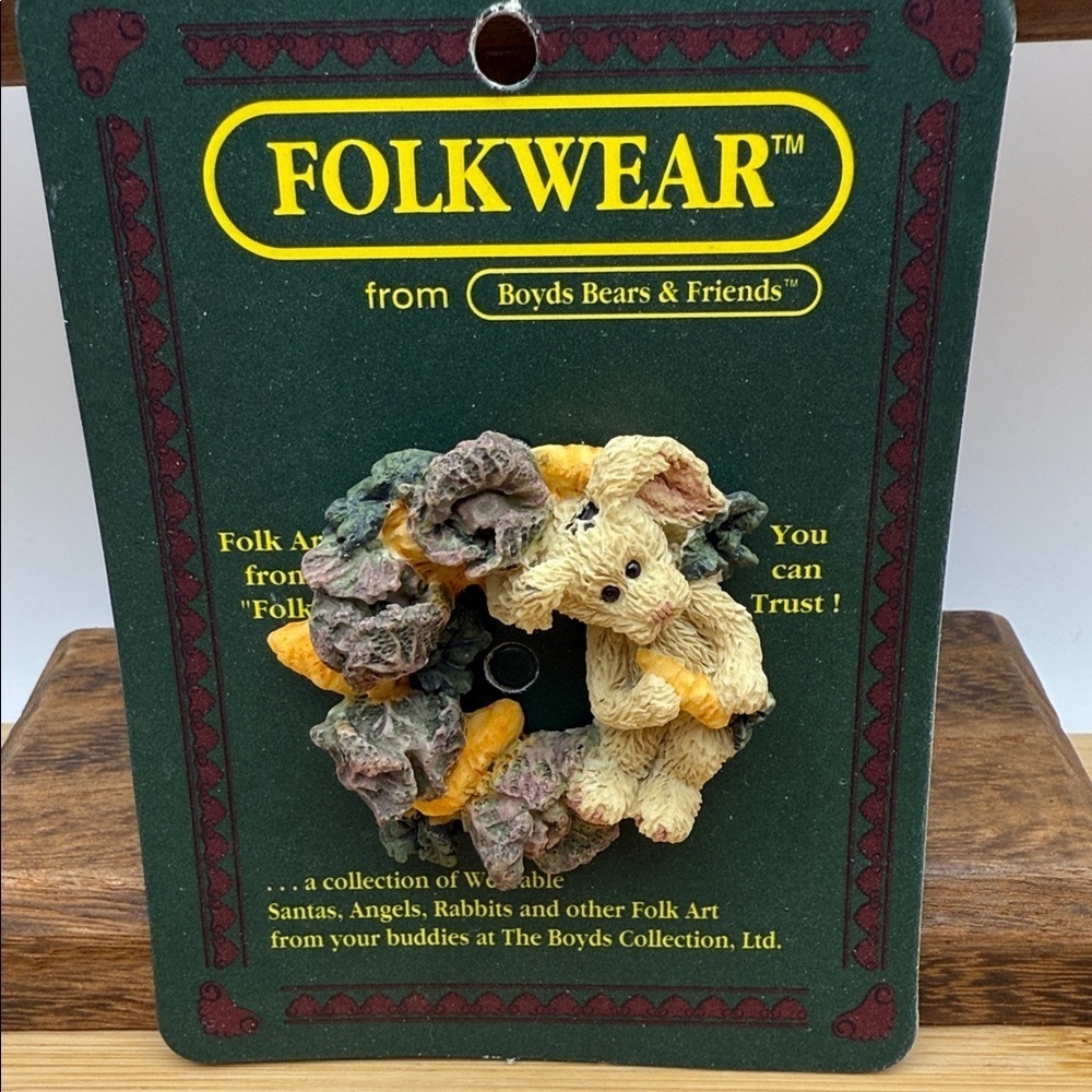 Boyds Bears Folkwear Eloise in the Cabbage Patch Pin Brooch #2661